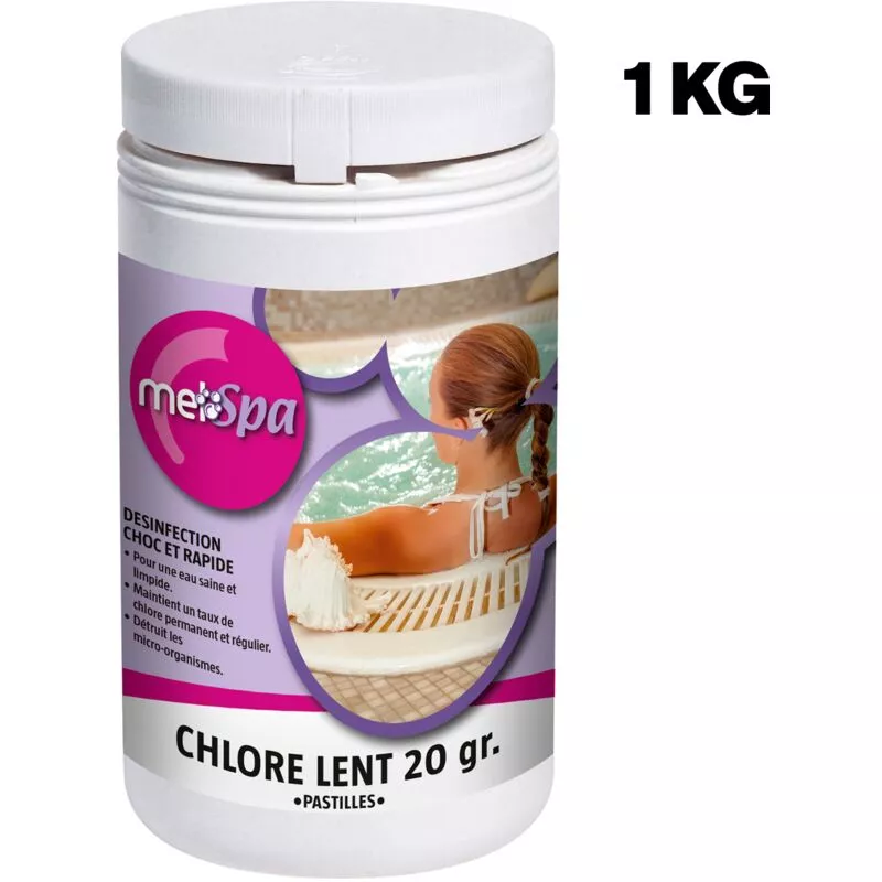 1 Kg Cloro Lento Tabletas De 20 G Especial Spa barato