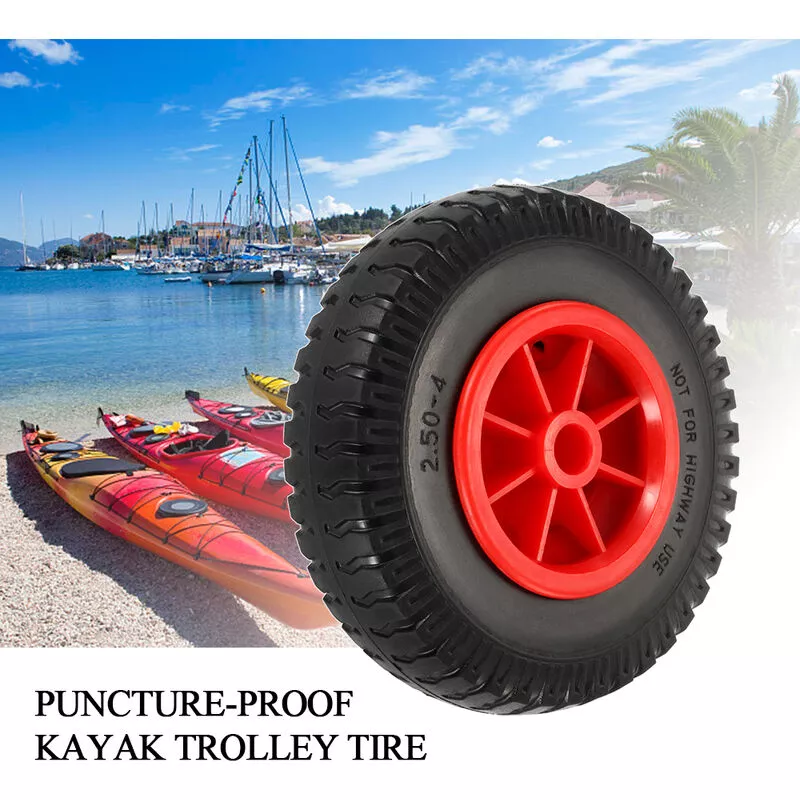 1 rueda de neumatico a prueba de pinchazos de 8 '/ 10' para kayak