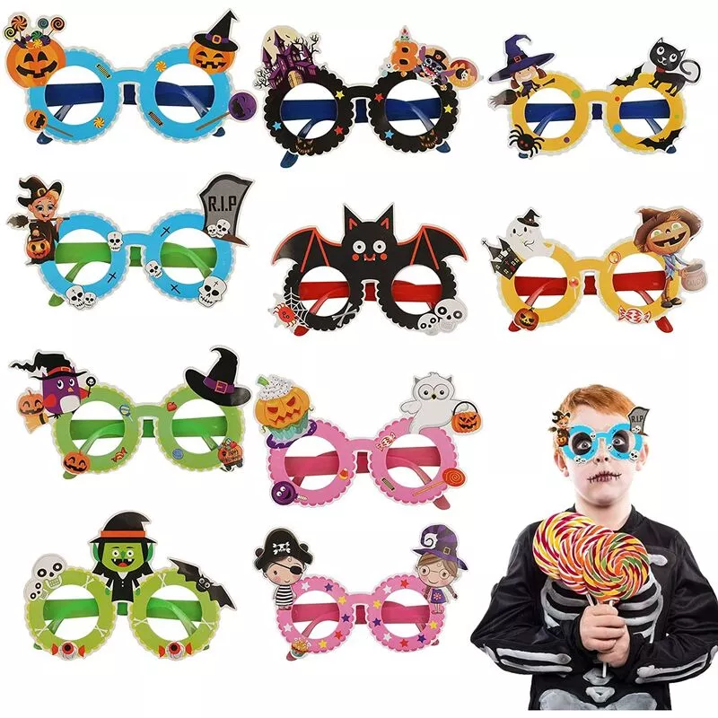 10 piezas de gafas de Halloween