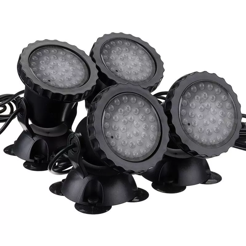 100-240V 50 / 60Hz 36Led Azul Rojo Verde Amarillo Colorido Led Luces de buceo Al aire libre Impermeable Colorido Iluminación Spots Acuario Pecera barato