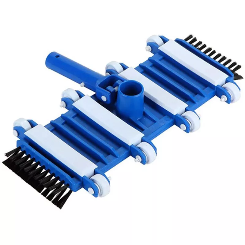 14-pulgadas Piscina al vacio Cabeza de Succion de vacio con cepillo flexible del cepillo de cabeza con ponderado adjunto base de vacio con la barato