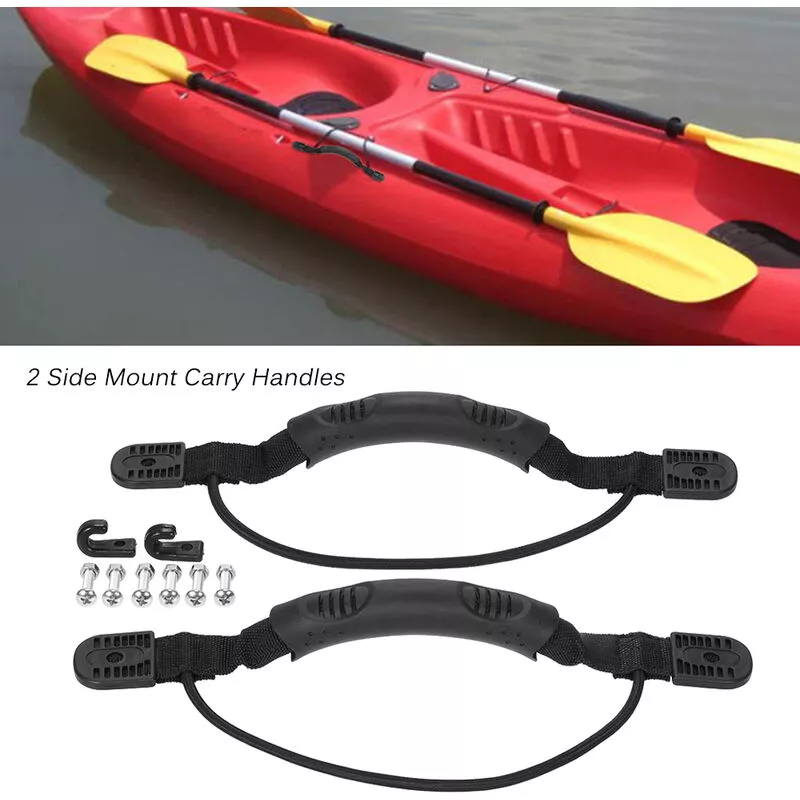 2 asas de transporte de montaje lateral Paddle Park Bungee Hardware y ganchos en J para kayak barato