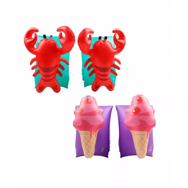 2 Pares De Manguitos Inflables Para Niños 3-6 Años. Para Piscina Y Playa - Langosta Helado - Multicolor En Oferta 2 Pares De Manguitos Inflables Para Niños 3-6 Años. Para Piscina Y Playa - Langosta Helado - Multicolor Barato