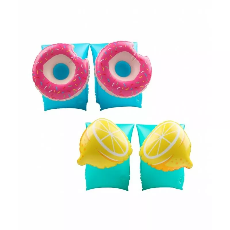 2 Pares De Manguitos Inflables Para Niños 3-6 Años. Para Piscina Y Playa -Limón Donut - Multicolor En Oferta 2 Pares De Manguitos Inflables Para Niños 3-6 Años. Para Piscina Y Playa -Limón Donut - Multicolor Barato
