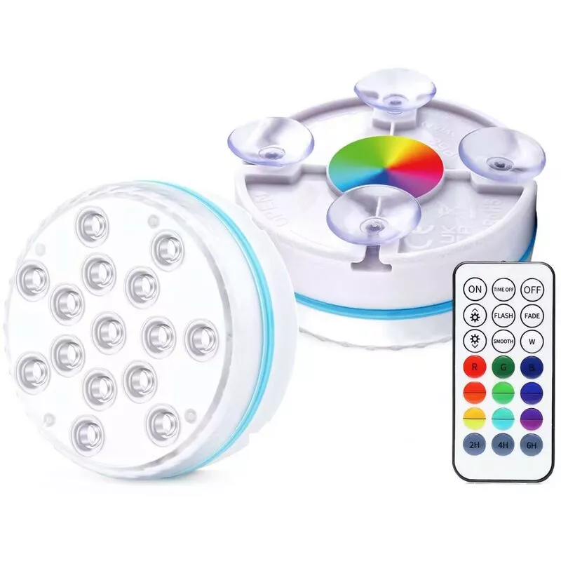 2 piezas de luz led sumergible