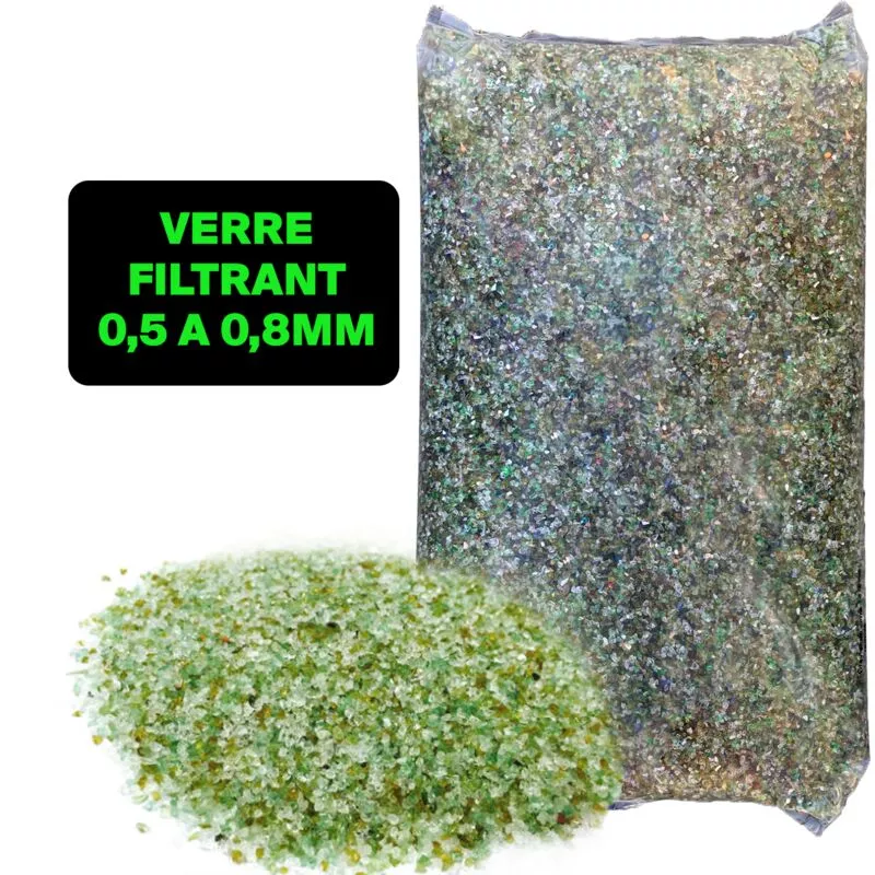 20 Kg Vidrio Filtrante 0