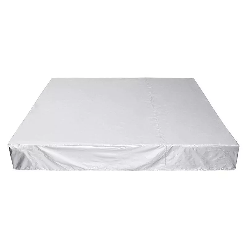 210D al aire libre spa piscina bañera cubierta de polvo jardín patio Anti-caída uv plata 21821830cm barato