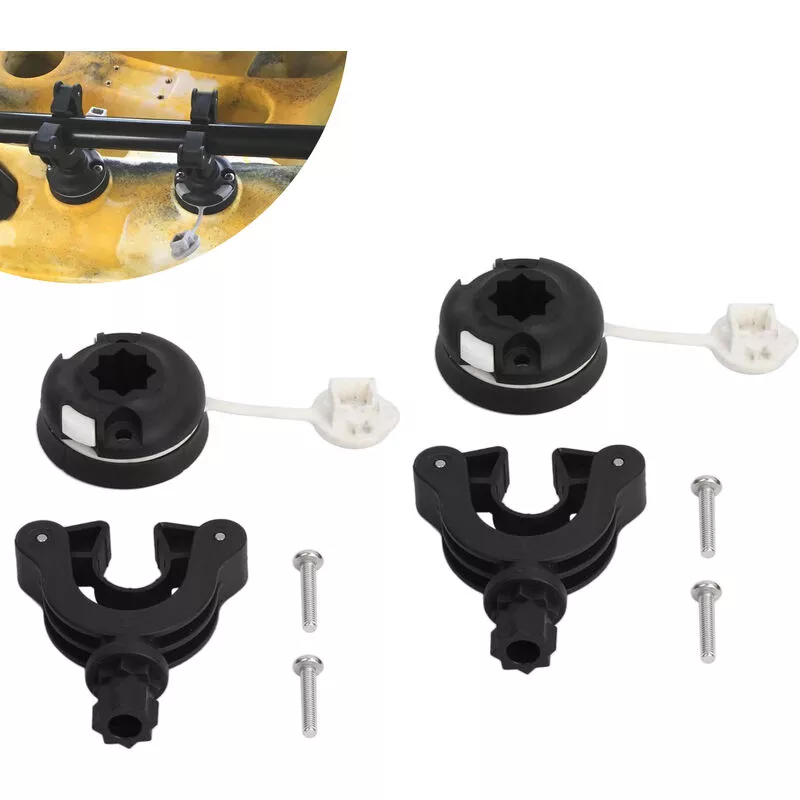2pcs Soporte de paleta de kayak Clip de paleta de kayak Guardian de paleta para canoas Kayaks Barcos