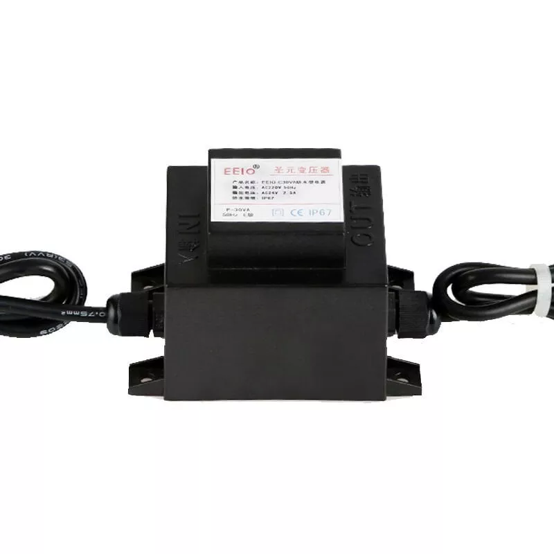 Adaptador de salida a prueba de agua para iluminación de piscinas Transformador de conmutación impermeable Transformador de luz de 12V (enchufe de la barato