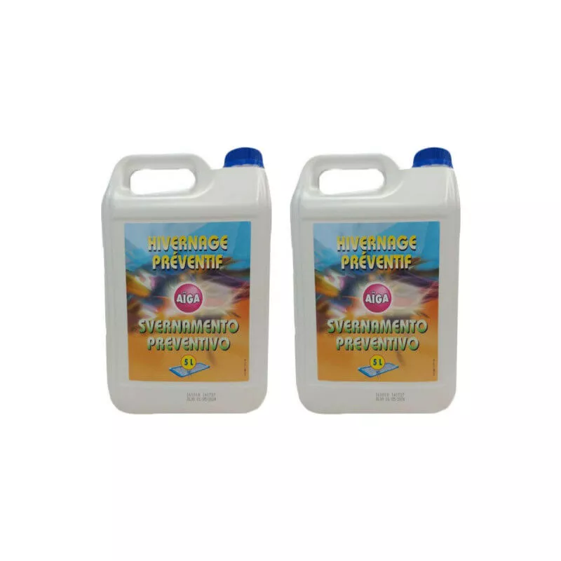 Aiga - Juego de 2 productos preventivos para el invierno mareva - 5L - 161018Ux2 barato