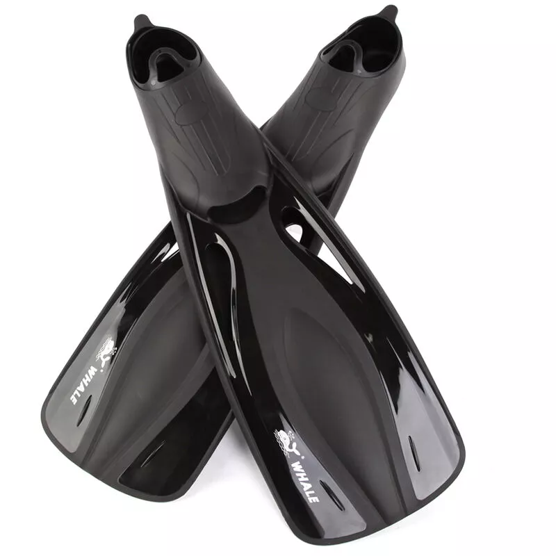 Aletas de natacion de confort flexible para adultos de ballena