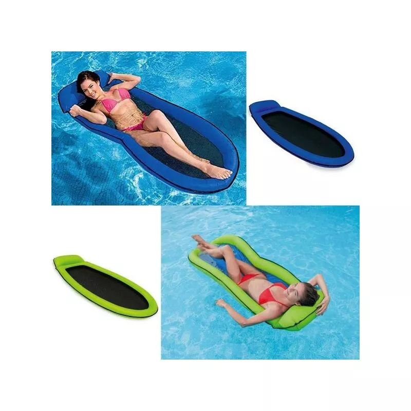 Amaca float agua inflable Con agua 178x94cm Colores variados 58836 barato