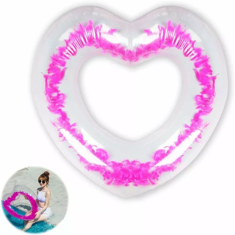 Anillo De Natación Inflable De Plumas