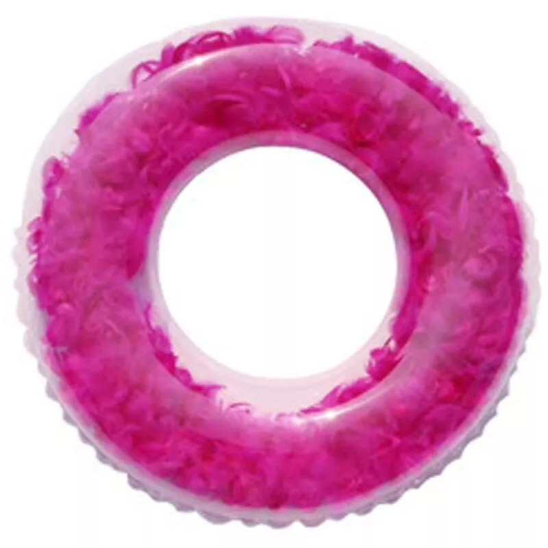 Anillo de natación de plumas