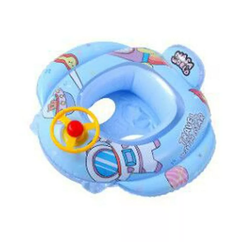 Anillo de natación para niños - Flotadores de piscina para bebés - Con volante barato
