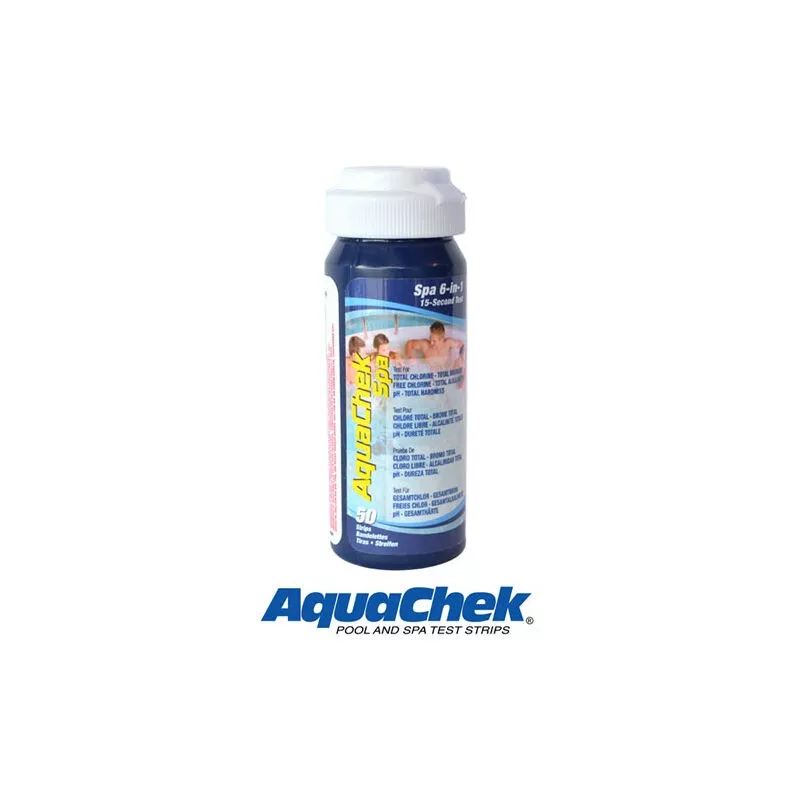 Aquachek - 50 Tiras reactivas aquacheck Spa 6 en 1 - 552244 barato