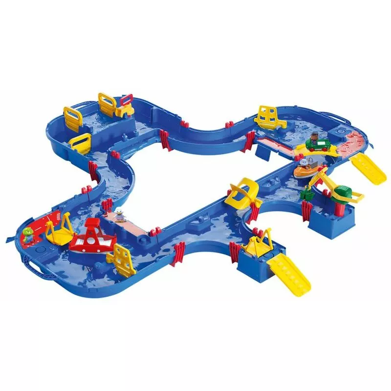 Aquaplay - Conjunto Aqualock Mega 1544 160x145x22 cm 3599089 - Azul barato