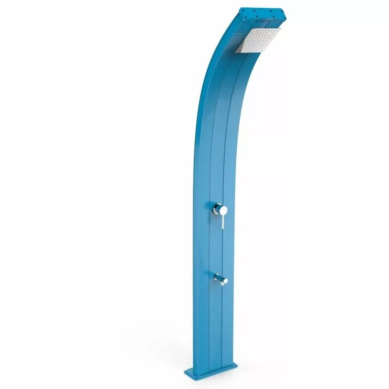 Arkema Design-prodotto Made In Italy - Arkema Classic Ducha curva Dada Azul cm 34x14x225 CV-D325/5012 barato