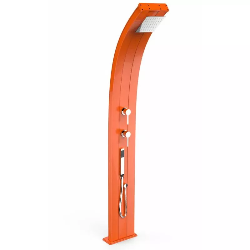 Arkema Design-prodotto Made In Italy - Arkema Dada Ducha naranja con teleducha cm 34x14x225 CV-D345/2009 barato