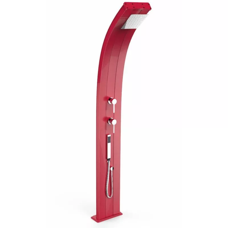 Arkema Design-prodotto Made In Italy - Ducha Clásica Dada Rojo con Ducha cm 34x14x225 CV-D345/3027 barato