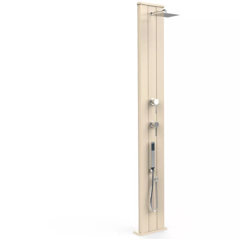 Arkema Design-prodotto Made In Italy - Ducha Dada con Mezclador y ducha móvil cm 34x14x229 CV-D440/9001 barato