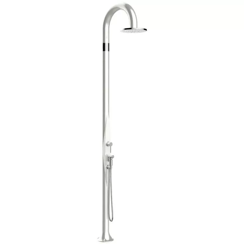 Arkema Design-prodotto Made In Italy - Ducha Funny Yin Blanca con teleducha cm 232x17x50 CV-T345-TL/9400 barato