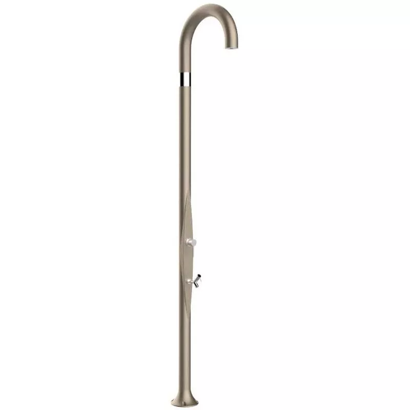Arkema Design-prodotto Made In Italy - Ducha Funny Yin Oro Satinado Lavapies cm 232x17x50 CV-T125-TL/1200 barato