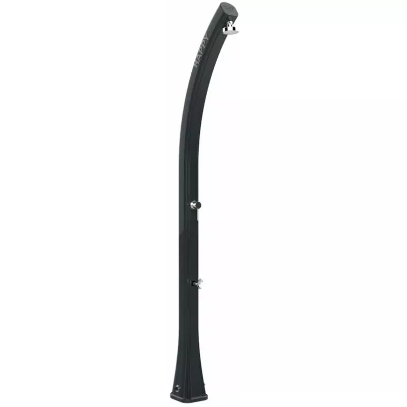 Arkema Design-prodotto Made In Italy - Ducha Solar Caliente Happy Gris Oscuro cm 20