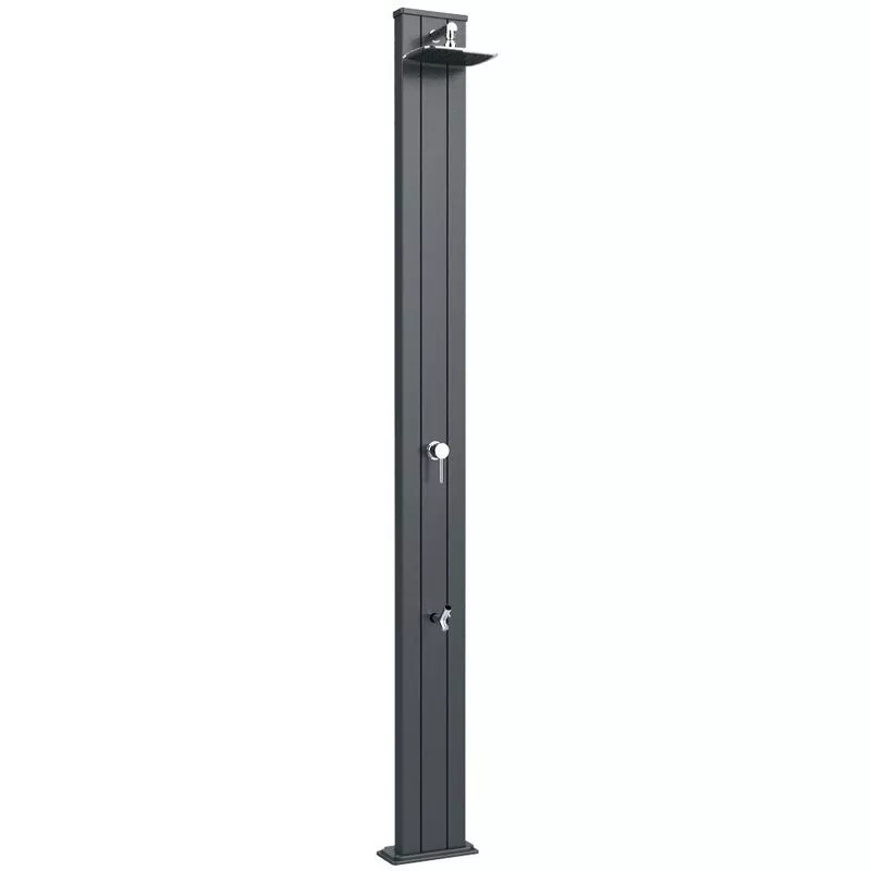 Arkema Design-prodotto Made In Italy - Ducha Spring S con lavapiés Antracita CV-A220/7016 barato