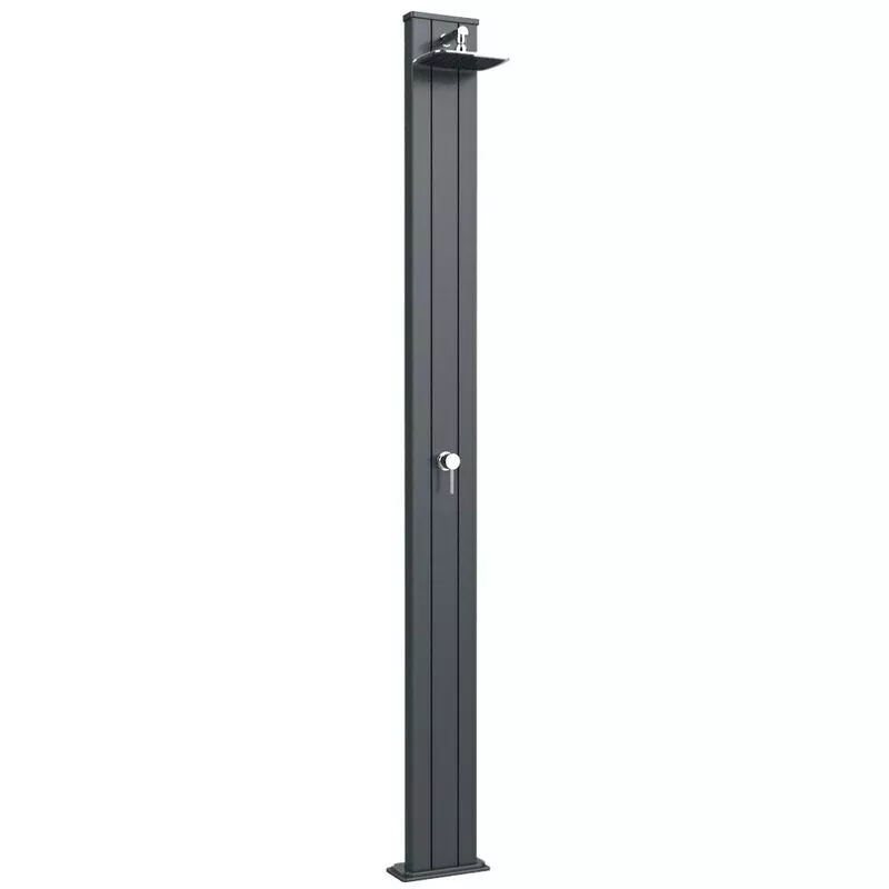 Arkema Design-prodotto Made In Italy - Ducha clásica Recta Spring S Antracita cm 26x12x228 CV-A205/7016 barato