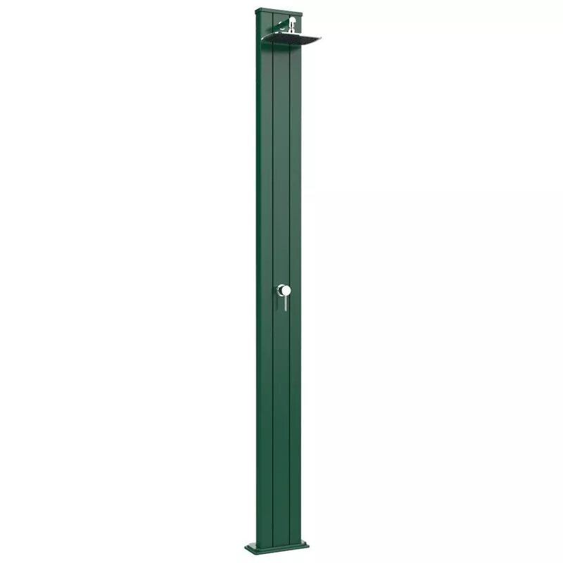 Arkema Design-prodotto Made In Italy - Ducha clásica Recta Spring S Verde cm 26x12x228 CV-A205/6016 barato