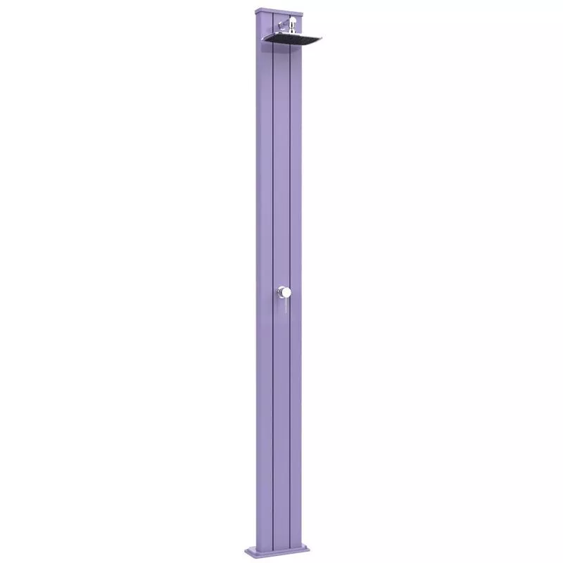 Arkema Design-prodotto Made In Italy - Ducha clásica Recta Spring S Viola cm 26x12x228 CV-A205/4005 barato