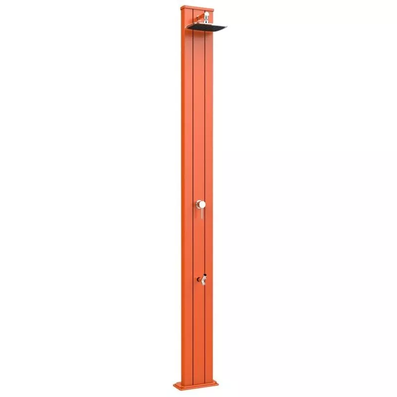 Arkema Design-prodotto Made In Italy - Ducha clásica lavador pie Spring Naranjo cm 26x12x228 CV-A225/2009 barato