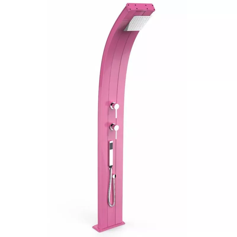 Arkema Design-prodotto Made In Italy - Ducha con Ducha Móvil Dada Fuchsia cm 34x14x225 CV-D345/4003 barato
