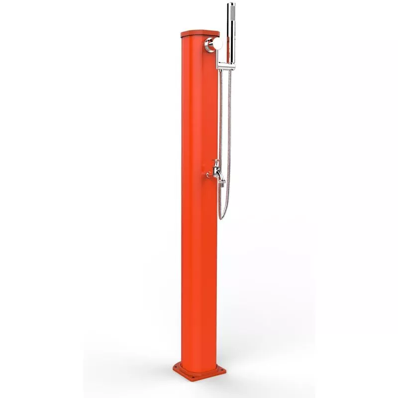 Arkema Design-prodotto Made In Italy - Ducha con grifo Jolly Go Orange cm 115x20x18