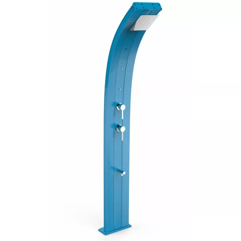 Arkema Design-prodotto Made In Italy - Ducha curva con nebulizadores Dada Azul cm 34x14x225 CV-D355/5012 barato