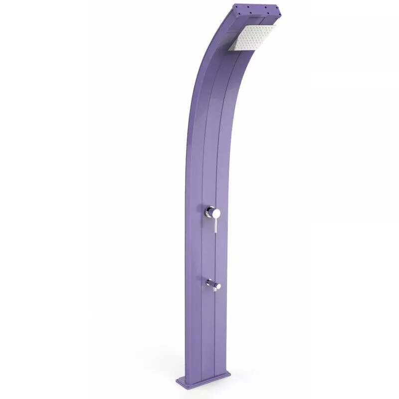 Arkema Design-prodotto Made In Italy - Ducha de exterior Dada con lava pies Pur cm 34x14x225 CV-D320/4005 barato