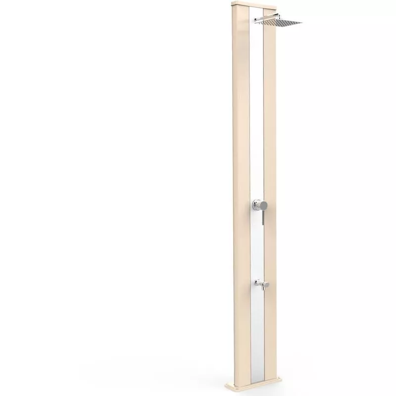 Arkema Design-prodotto Made In Italy - Ducha de piscina Dada S Arena y Inox cm 34x14x226 CV-D420/9001-I barato