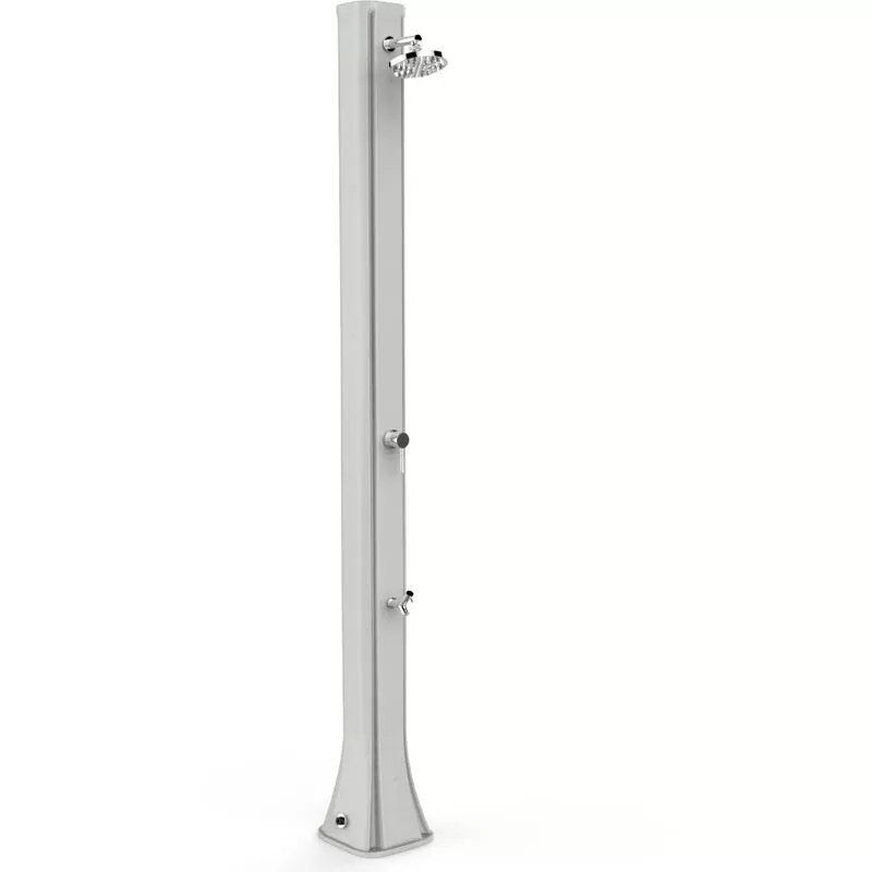 Arkema Design-prodotto Made In Italy - Ducha de playa Big Happy Five Blanco cm 26x29x215 CV-F620/9003 barato