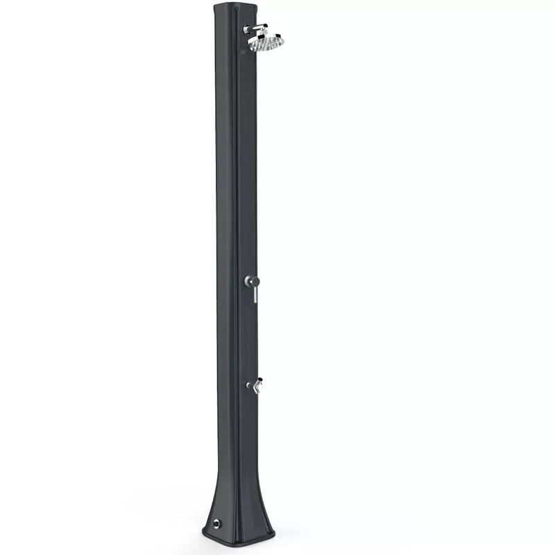 Arkema Design-prodotto Made In Italy - Ducha de playa Big Happy Five de antraci cm 26x29x215 CV-F620/7016 barato