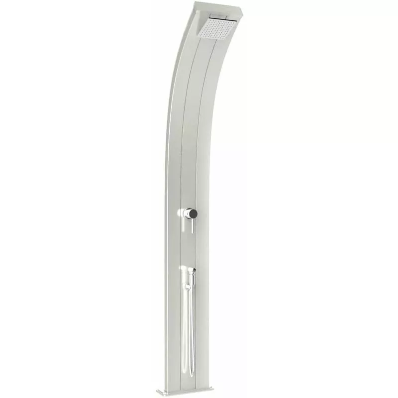 Arkema Design-prodotto Made In Italy - Ducha exterior con agua caliente Dada Pe cm 225x14x34 CV-D340-TL/9400 barato