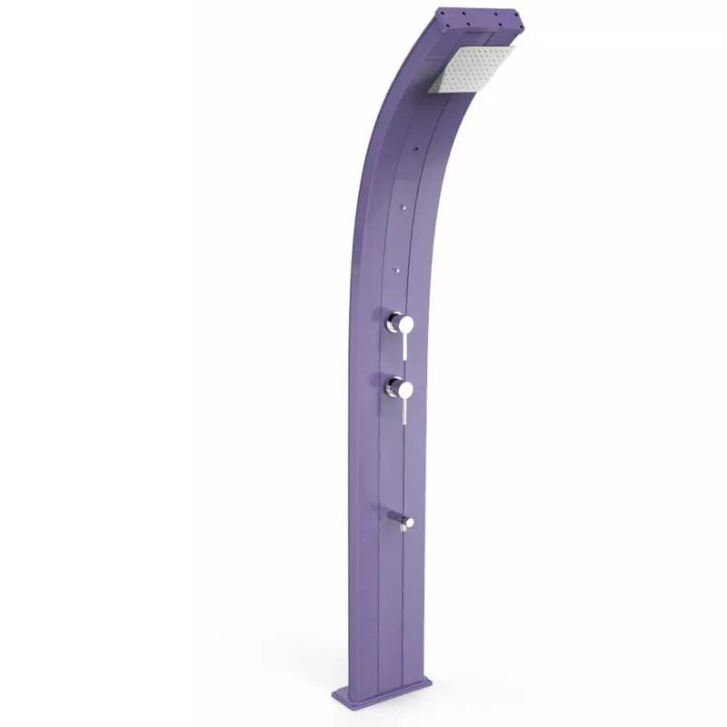 Arkema Design-prodotto Made In Italy - Ducha exterior nebulizada Dada Viola cm 34x14x226 CV-D350/4005 barato