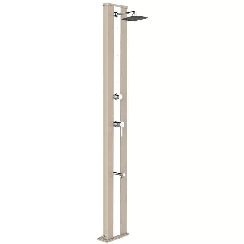 Arkema Design-prodotto Made In Italy - Ducha nebulizadora Dada S Arena y Inox cm 34x14x229 CV-D455/9001-I barato