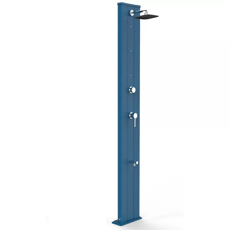 Arkema Design-prodotto Made In Italy - Ducha recta con lavapiés Dada S Azul cm 34x14x229 CV-D455/5012 barato