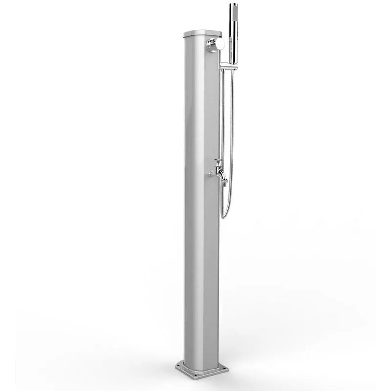 Arkema Design-prodotto Made In Italy - Ducha solar Inox con teleducha cm 18