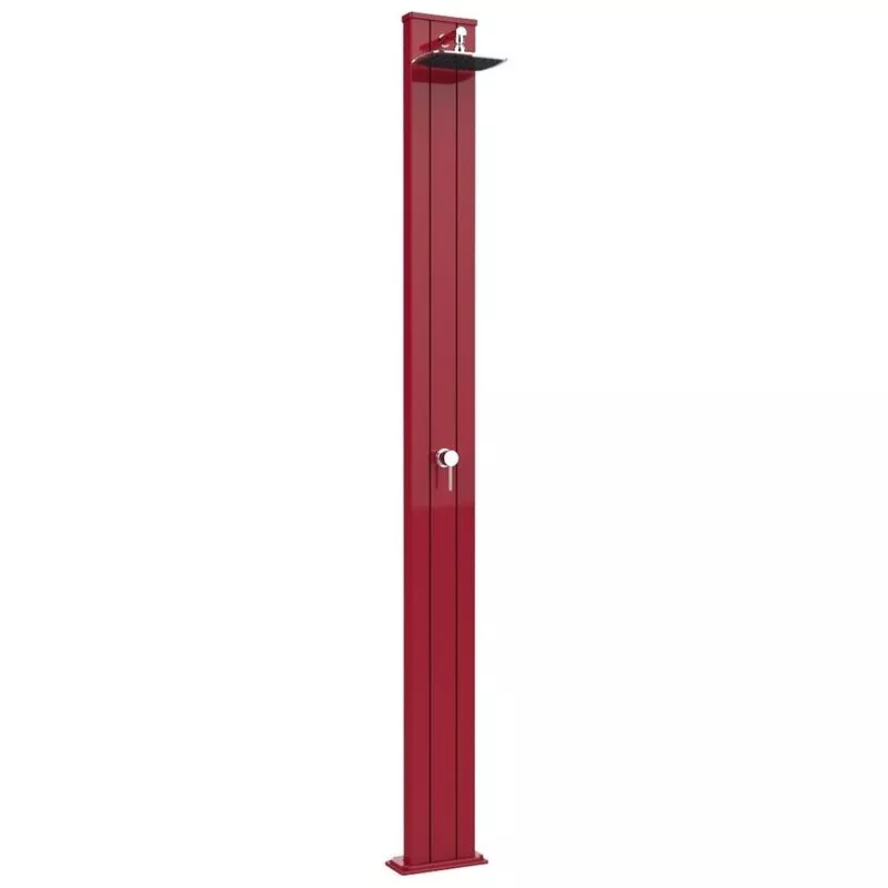 Arkema Design-prodotto Made In Italy - Ducha solar Spring S recta color cereza cm 26x12x228 CV-A200/3027 barato