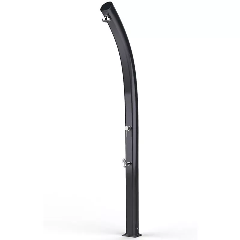 Arkema Design-prodotto Made In Italy - Ducha solar Top Line Jolly Negro Perla cm 226x16