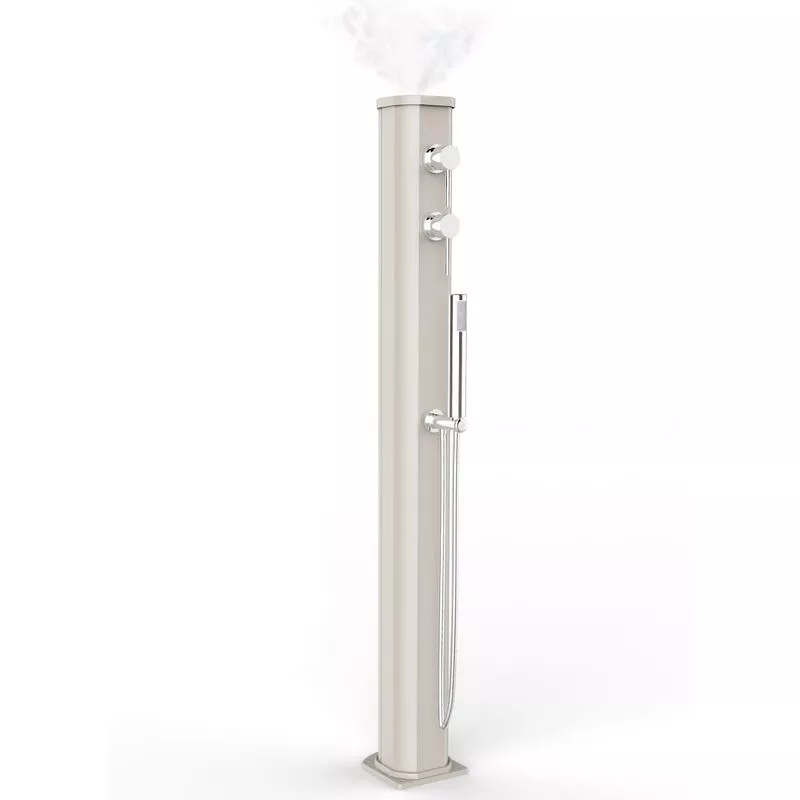 Arkema Design-prodotto Made In Italy - Ducha solar de aluminio con agua calient cm 128x16