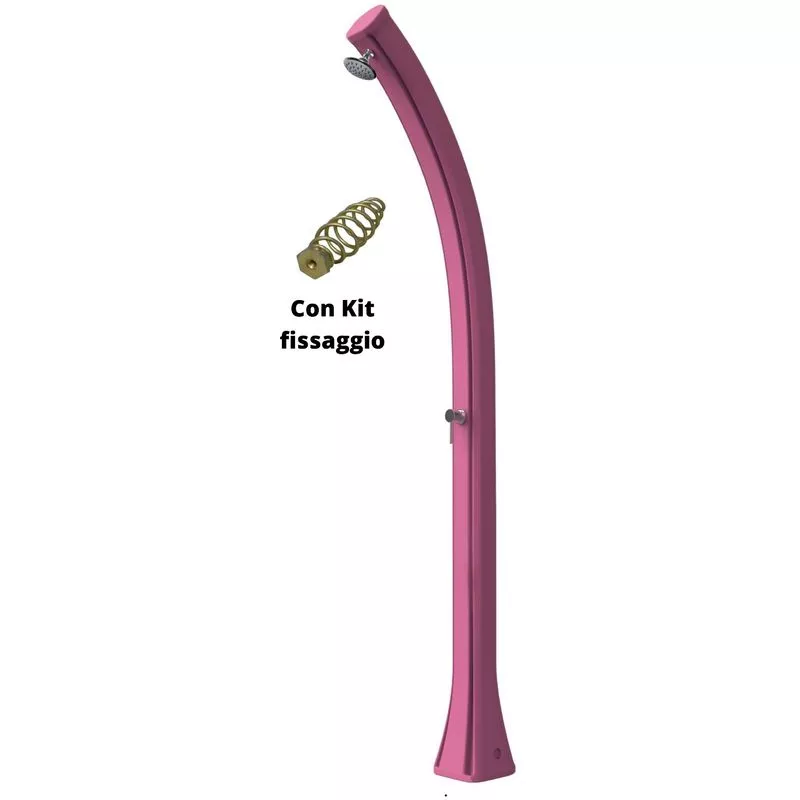 Arkema Design-prodotto Made In Italy - Ducha solar exterior fucsia cm 19x17x215 CONVITE-FUCSIA barato