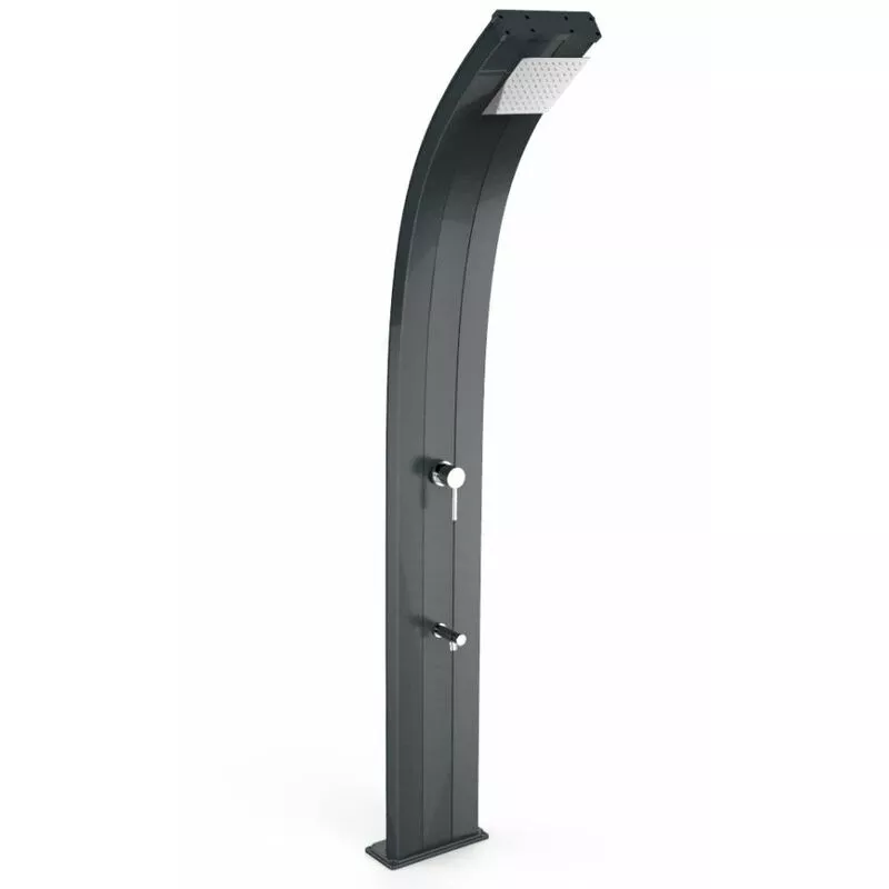Arkema Design-prodotto Made In Italy - Ducha tradicional Dada Antracita cm 34x14x225 CV-D325/7016 barato